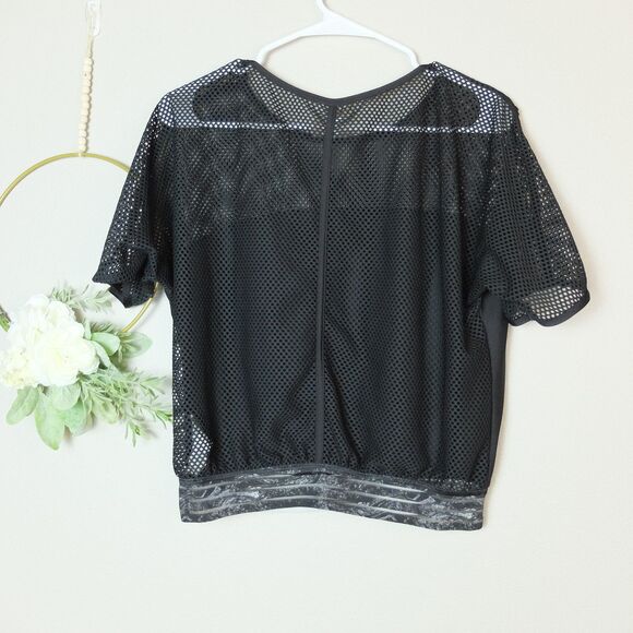 Puma Active Training Cropped Mesh Top Size Medium - Picture 8 of 12